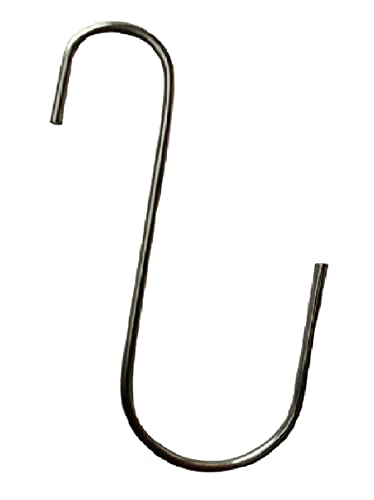 Q1 Beads 6 Pack Stainless Steel 8 inch S Hooks Heavy Duty Hanger