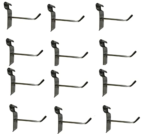 Heavy-Duty Gridwall Hooks for Any Retail Display (Pack of 25) with 4 in.  Hook and 6 in. Hook