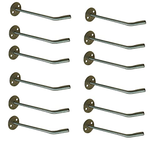 Q1 Beads 12 Pcs 10 inch Stainless Steel Wall Mount Display Hooks Hang – Q1  Beads Int.