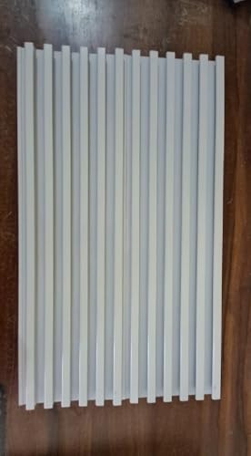 Q1 Beads Aluminium Slatwall Panel for Display in Shop,Boutique,Supermart Shelf Accessories(White)