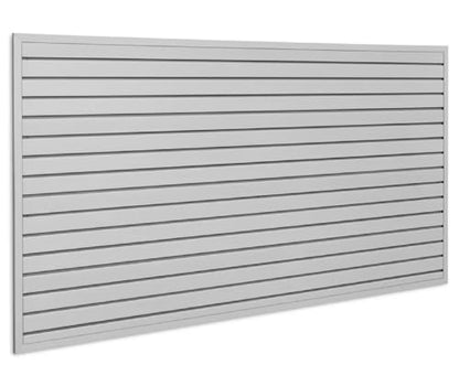 Q1 Beads Aluminium Slatwall Panel for Display in Shop,Boutique,Supermart Shelf Accessories(White)