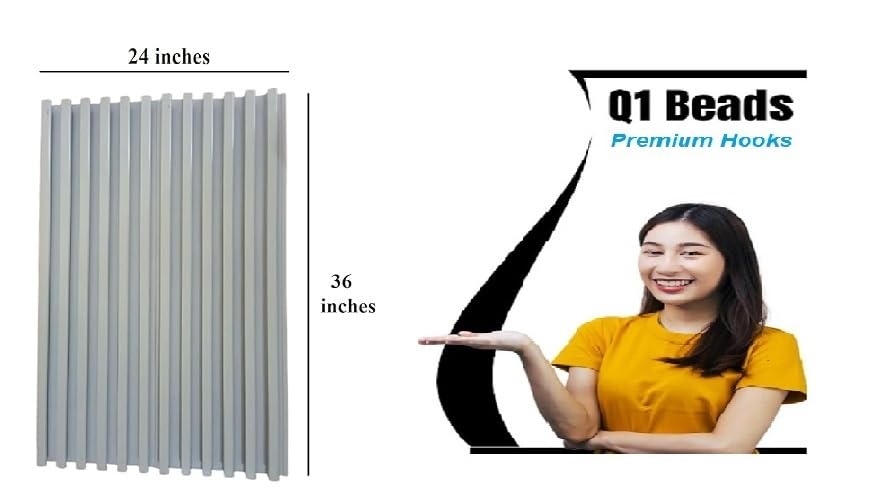 Q1 Beads Aluminium Slatwall Panel for Display in Shop,Boutique,Supermart Shelf Accessories(White)