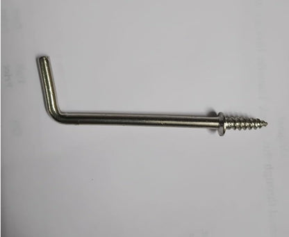 Q1 Beads 24 Peices 3 inch Steel Display Hooks Wall Mount for Multipurpose Hanging in Shop,Home, Counter Display Self Screw in (Chrome)