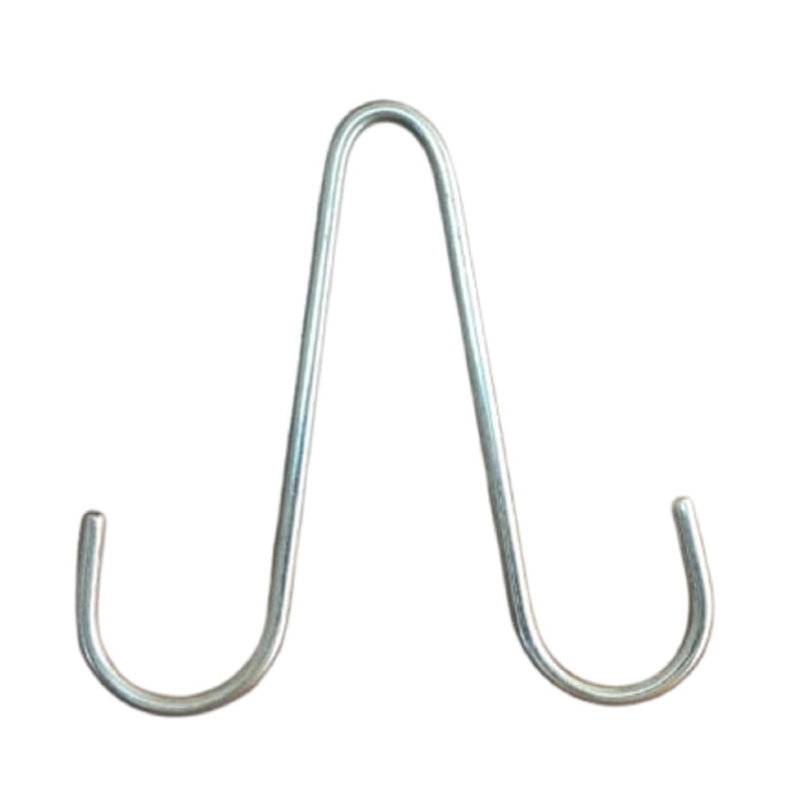 Q1 Beads 20 Pcs. Stainless Steel Slipper Hanger Hooks for Shoe Shop Display Showroom Display(Chrome)