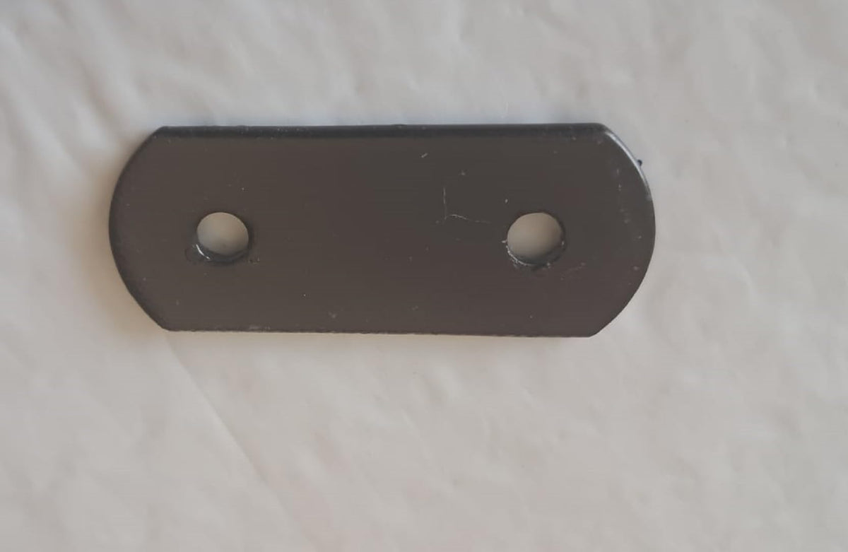 Q1 Beads Metal Heavy Duty (3 mm) L Angle Bracket Clamp - Right Angle Brace for Wood Furniture & Metal, Includes Screws (Black Powder Coated)