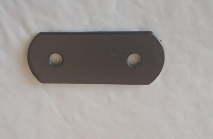 Q1 Beads Metal Heavy Duty (3 mm) L Angle Bracket Clamp - Right Angle Brace for Wood Furniture & Metal, Includes Screws (Black Powder Coated)
