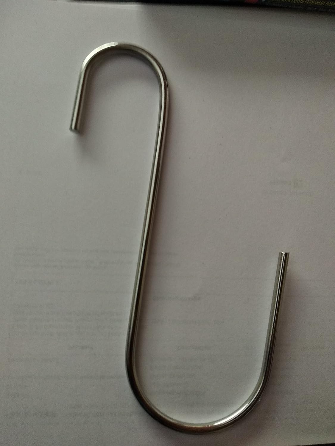 Q1 Beads 6 Pack 6 inches Stainless Steel S Shaped S Hooks for Hanging (Chrome)