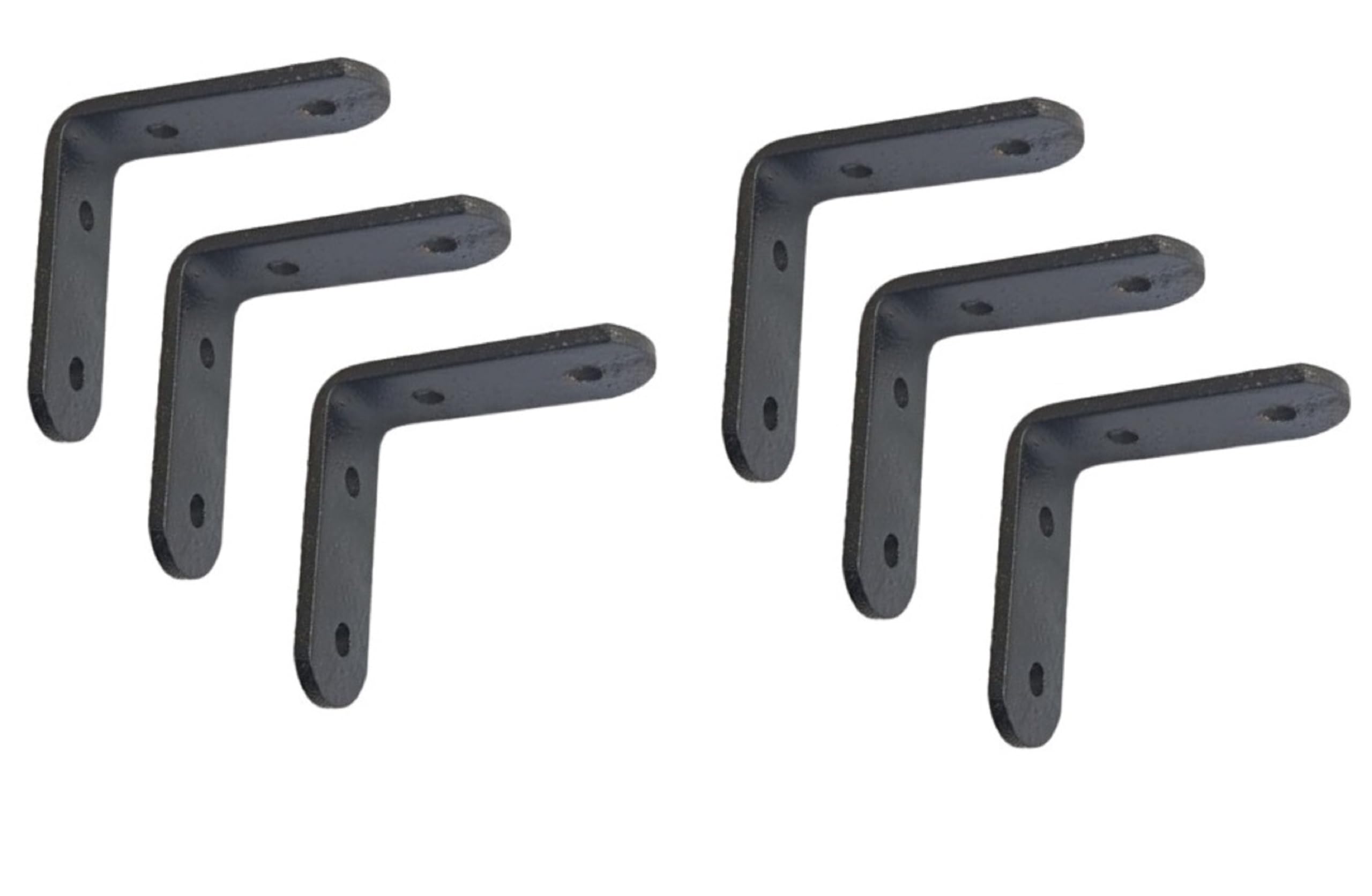 Q1 Beads 6 Pack Metal 2 x 2 inches Heavy Duty (3 mm) L Brackets Clamp ...