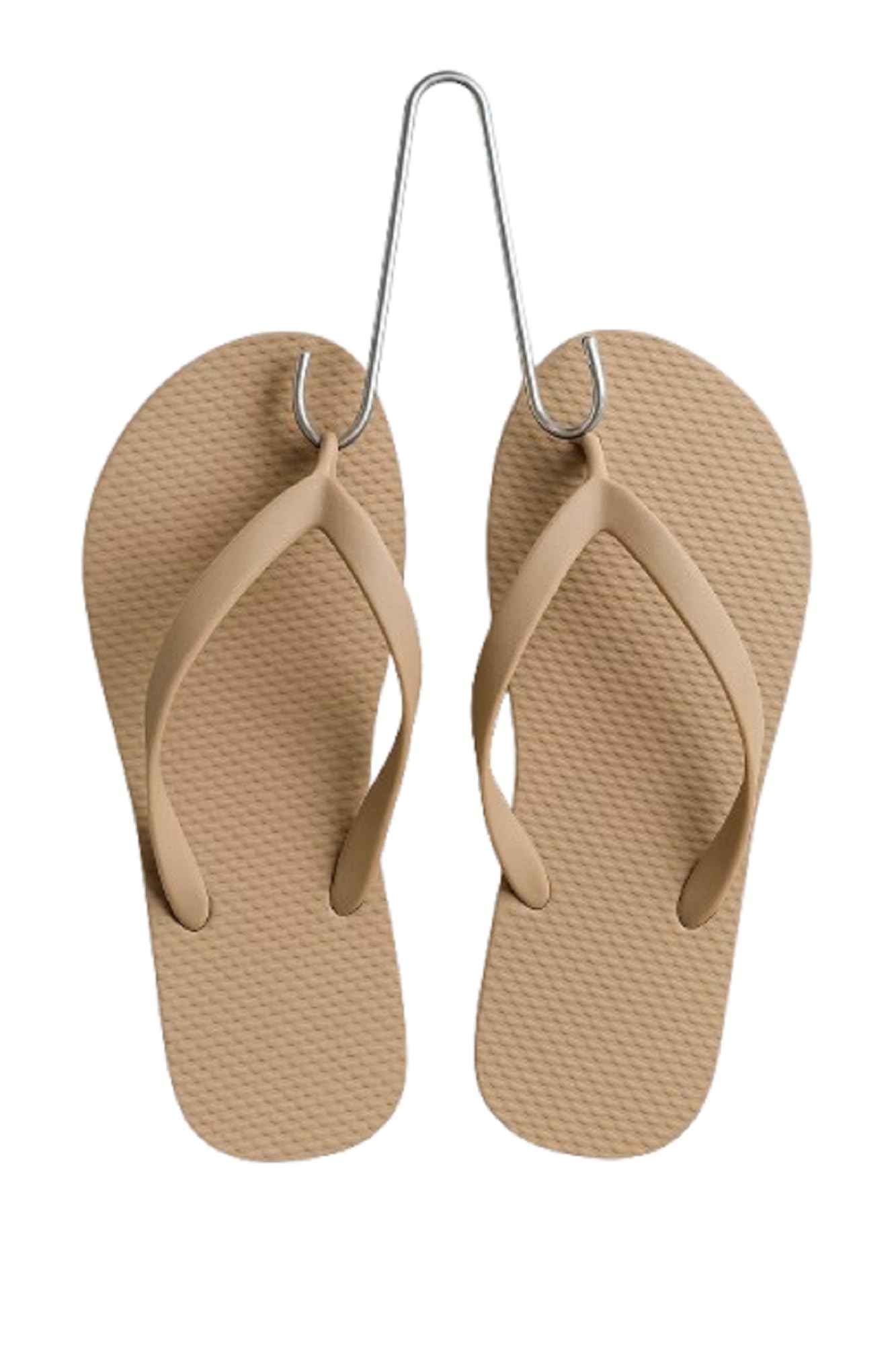 Q1 Beads 20 Pcs. Stainless Steel Slipper Hanger Hooks for Shoe Shop Display Showroom Display(Chrome)