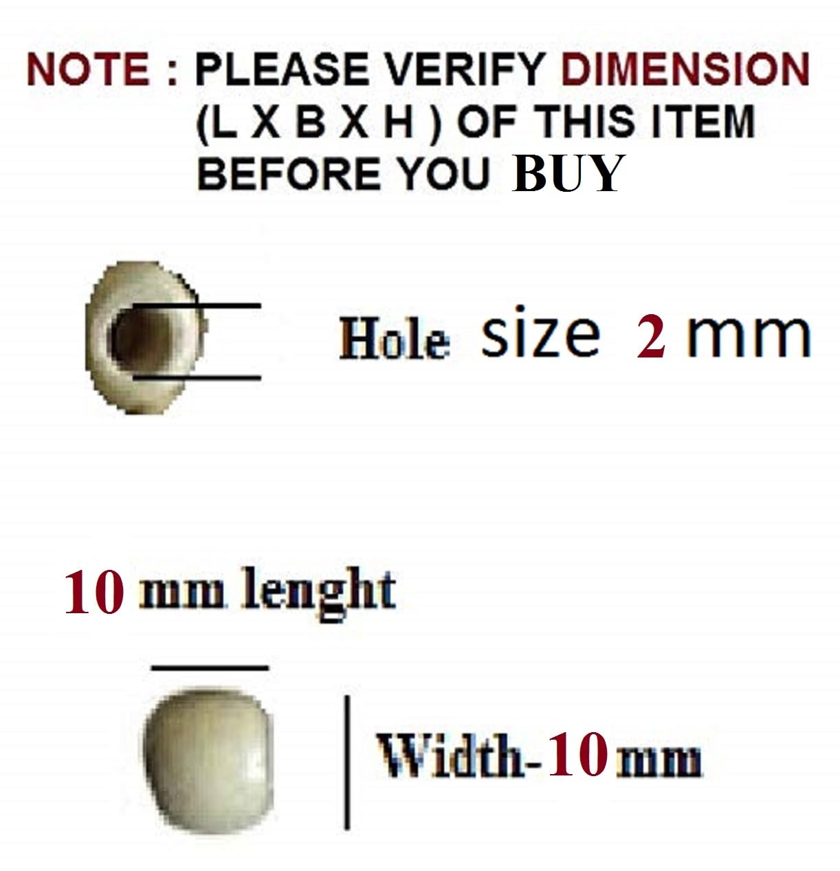 Q1 Beads 450 Pieces. 10 mm Round Wooden Beads for Arts & Craft DIY,Macrame Beige,Brown,White tri Colors (2 mm Hole)