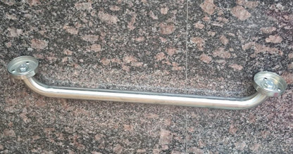 Q1 Beads 14 inches Stainless Steel Heavy Duty High Grade Grab Bar Safety Rail Handle for Senior Citizen Wall Mounted Grab Bar for Toilet Bathroom Bathtub Door Handle (35.6 cm, Chrome)