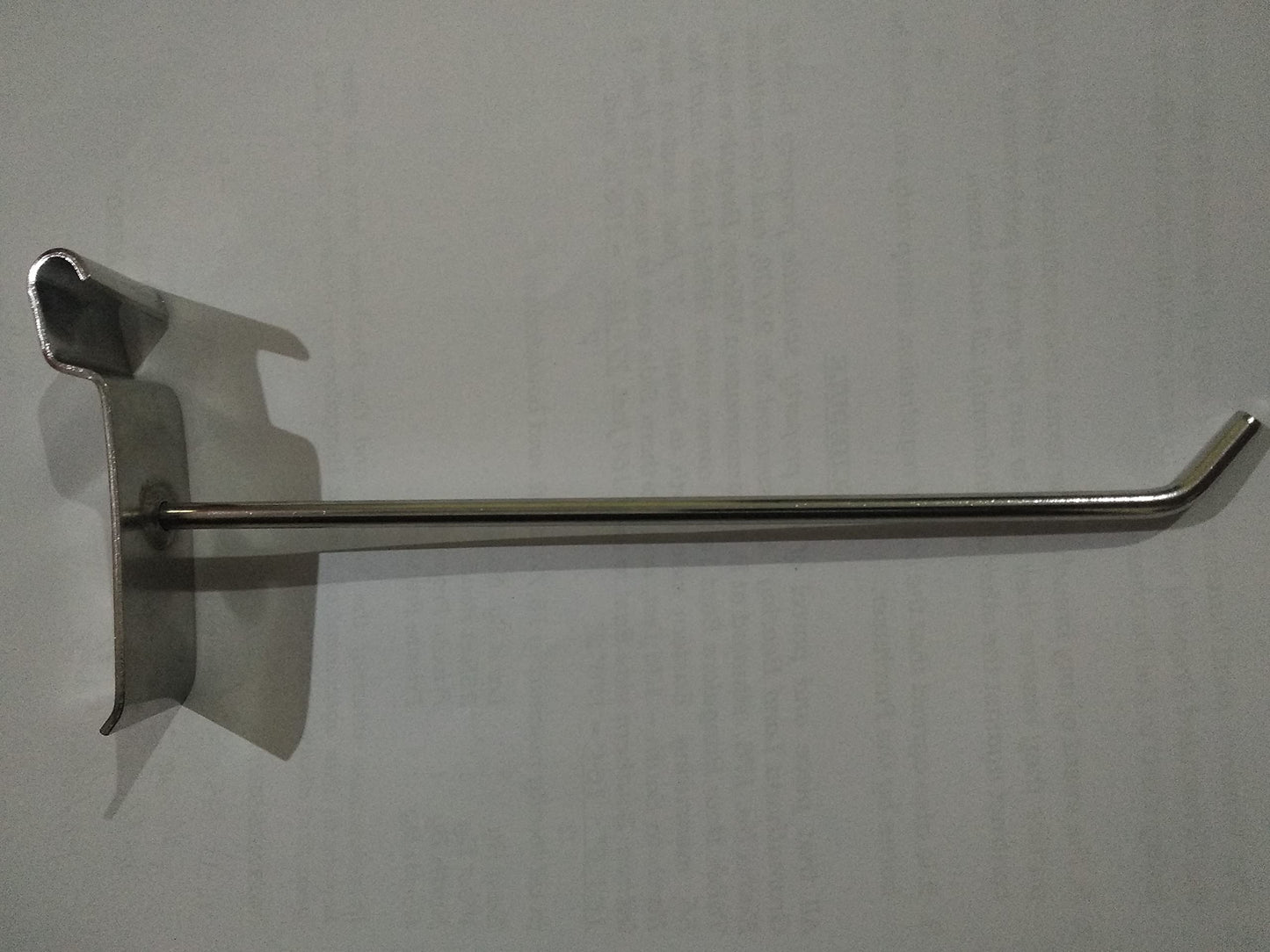 Q1 Beads 20 Pcs. 4 inch Stainless Steel Mesh Grid Hooks for Display & Hanging-Heavy-Duty Metal Hooks for Retail, Office Use, Garment Store, Mobile (Chrome)