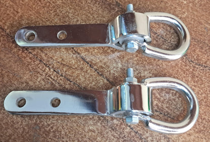 Q1 Beads Steel Bearing Kada Hook Super Strong 900 Kgs Load Capacity Hanger for Swing, Hammock, Jhula -2 Pack