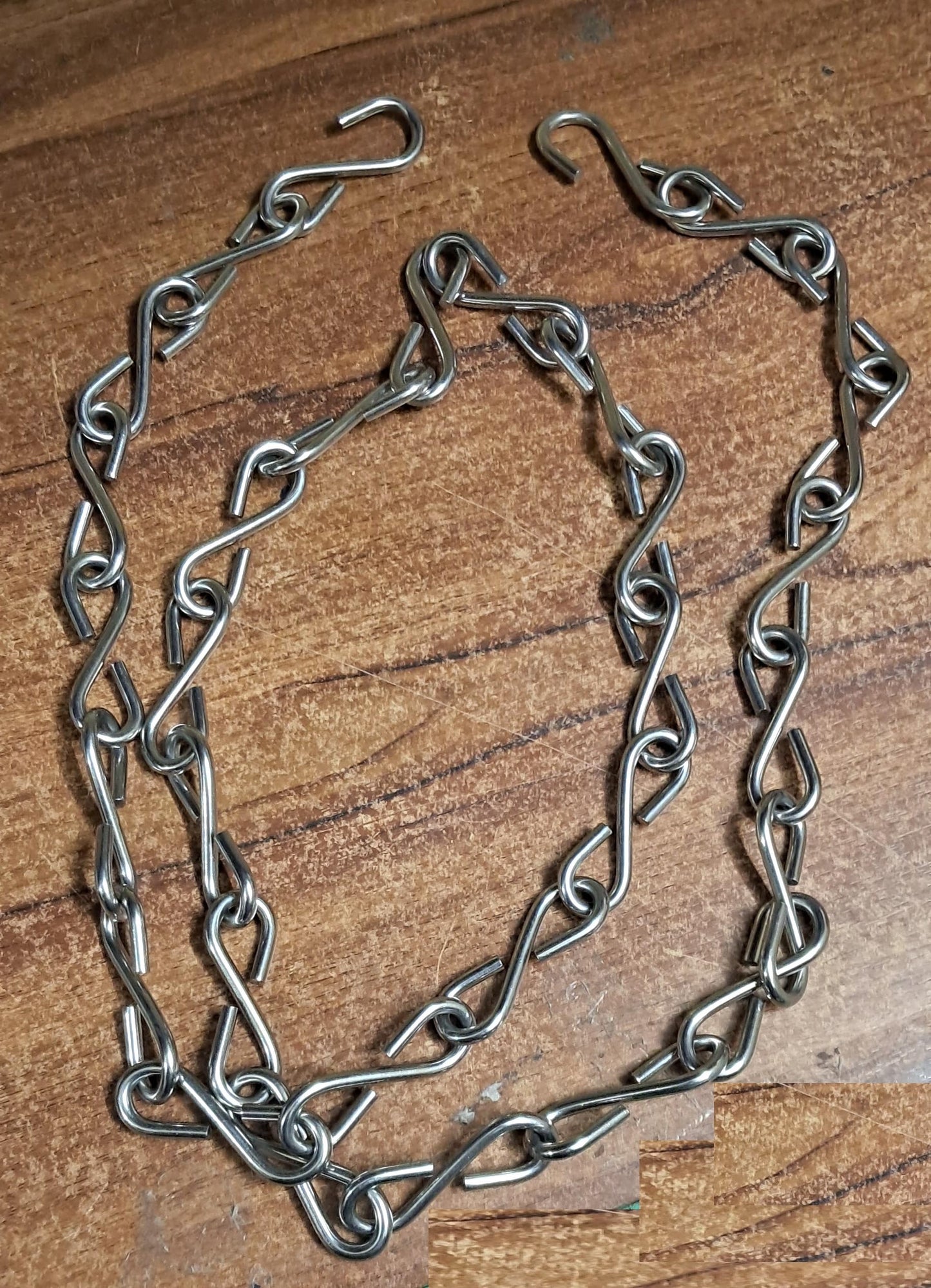 Q1 Beads 5 Feet Stainless Steel 6mm Heavy DutyChain for Hanging Swing Jhula Hammock Chair & Garden Swing/Kids Jhula Load Capacity Upto 250kg (1 Pack, Chtome)