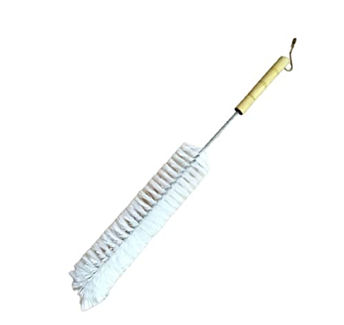 Q1 Beads 25 Inches Long Bisleri Bottle Cleaning Brush for Cleaning Glass Bottle, Plastic Bottle, Fish Tank Brush Cleaner Tool Nylon Brush(White)