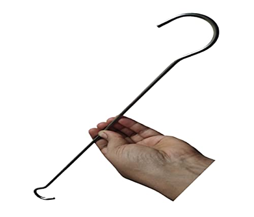 Q1 Beads 17" Stainless Steel Heavy Duty S Hooks, 6 Pack