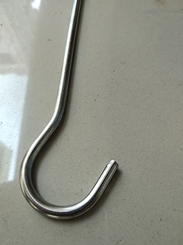 Q1 Beads 17" Stainless Steel Heavy Duty S Hooks, 6 Pack