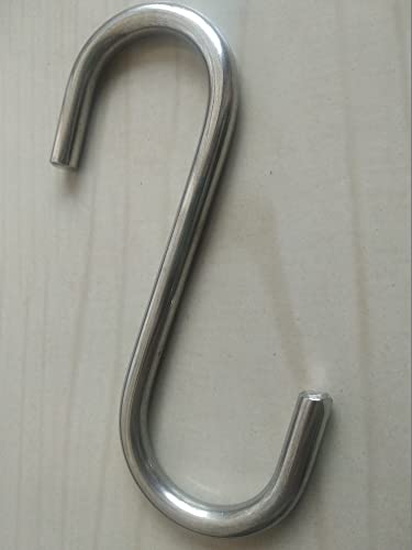 Q1 Beads 4 Pack 5 inch Stainless Steel S Shaped S Hooks Heavy Duty fo – Q1  Beads Int.