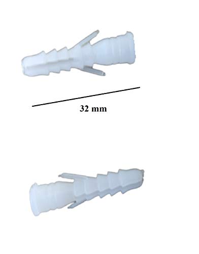 Q1 Beads 1000 Pcs / 32 mm Plastic Wall Plugs/Nylon Sleeves/Rawl Plug/Nylon Plugs/Nylon Wall Plugs/Screw Sleeve/Gitti/Screw Anchor