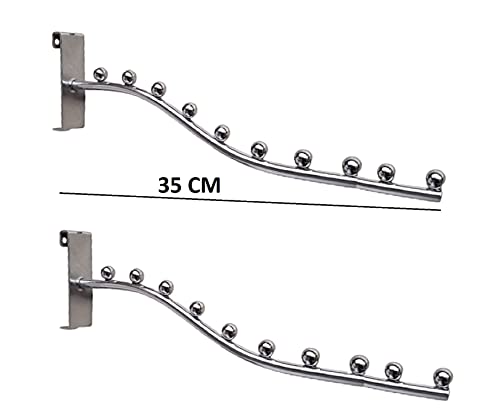 Q1 Beads Steel 10 Balls Pin Jali Hooks Grid Panel Hanger for Retail Di – Q1  Beads Int.