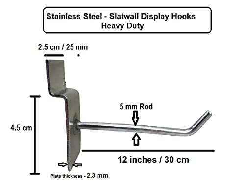 Stainless Steel 5 mm Display Hook 6 , For Shop at Rs 14 in