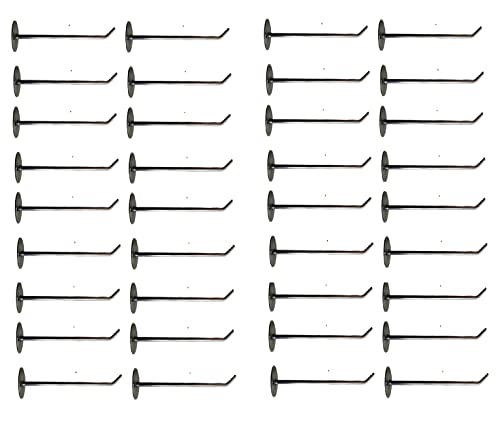 Q1 Beads 36 Peices 8 inch Stainless Steel Display Hooks for Shop & Counter Display(Chrome)