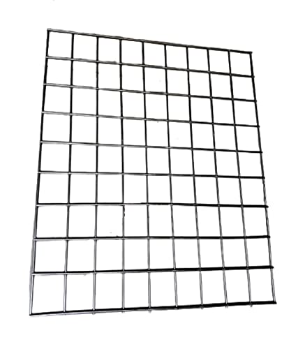 Q1 Beads Stainless Steel 3 x 2 Feet Grid Wall Panel for Shop, Showroom, Retail Display Gridwall Panel Mesh Made in 5 mm Rod (1 Pack, Chrome)