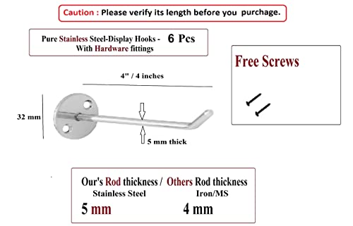 Q1 Beads 6 pcs Display Hooks