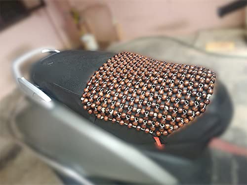 Beaded motorcycle online seat cover