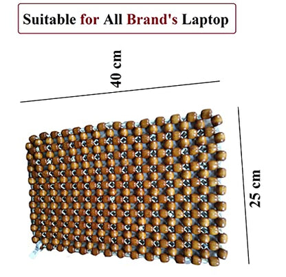 Q1 Beads Vantilated Wooden Beads Laptop Cooling pad-P