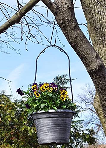 Q1 Beads 17 Inch Extra Large Heavy Duty Long Outdoor Plant Hanging S Hooks - for Baskets, Bird Feeders, Wind Chimes, Garden Ornaments,Pergola,Closet,Flower Basket,Indoor Outdoor Uses(3 Pack)